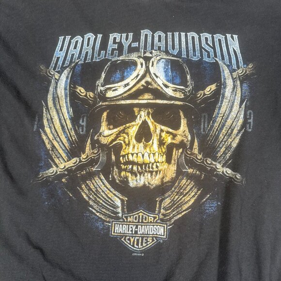 Vintage Harley Davidson Motor Cycles T-Shirt 2XL Black Fargo ND - Picture 5 of 12